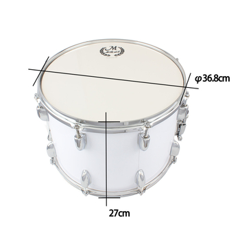 Meibei L4110 Ρυθμιζόμενο εξάρτημα από ανοξείδωτο χάλυβα για marching drum, με μπαστάκι και ιμάντα ρύθμισης