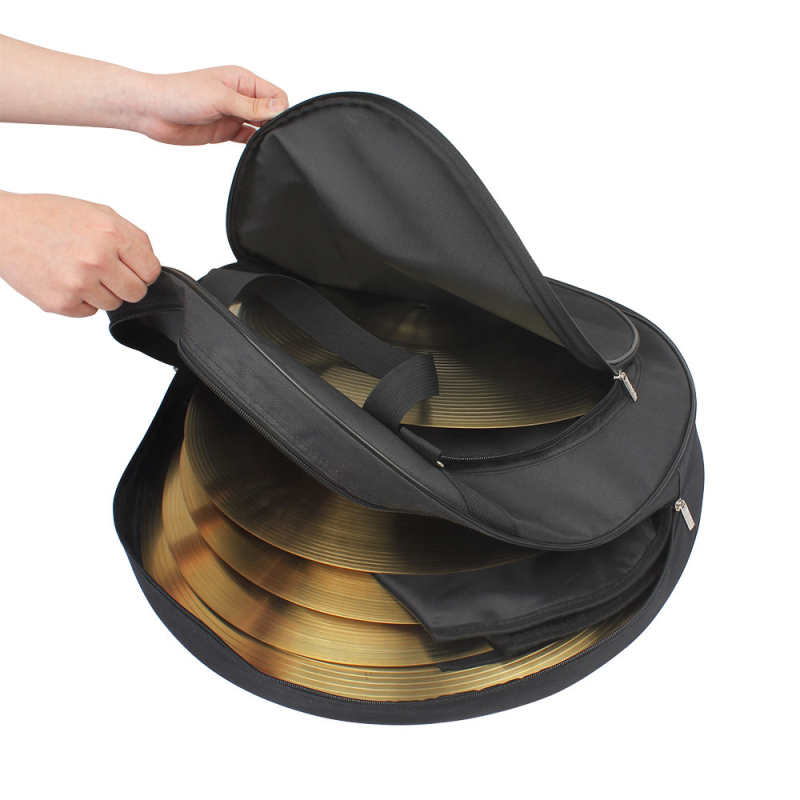 IN-02 Cimbal táska kivehető belső elválasztóval, vállpánttal és vastagított habpárnázással; Anyag: durva szemű szövet