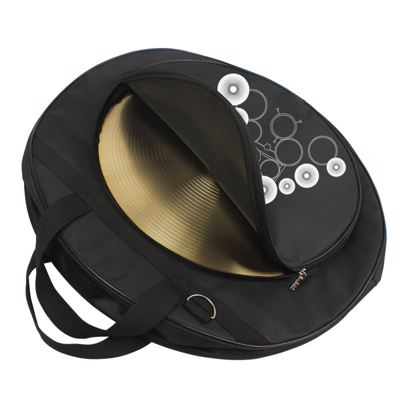 IN-02 Cimbal táska kivehető belső elválasztóval, vállpánttal és vastagított habpárnázással; Anyag: durva szemű szövet