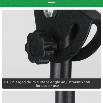 Σταντ για εξάσκηση ντράμ με τσάντα και πάνελ κρούσης, μεταλλική κατασκευή, Asanasi