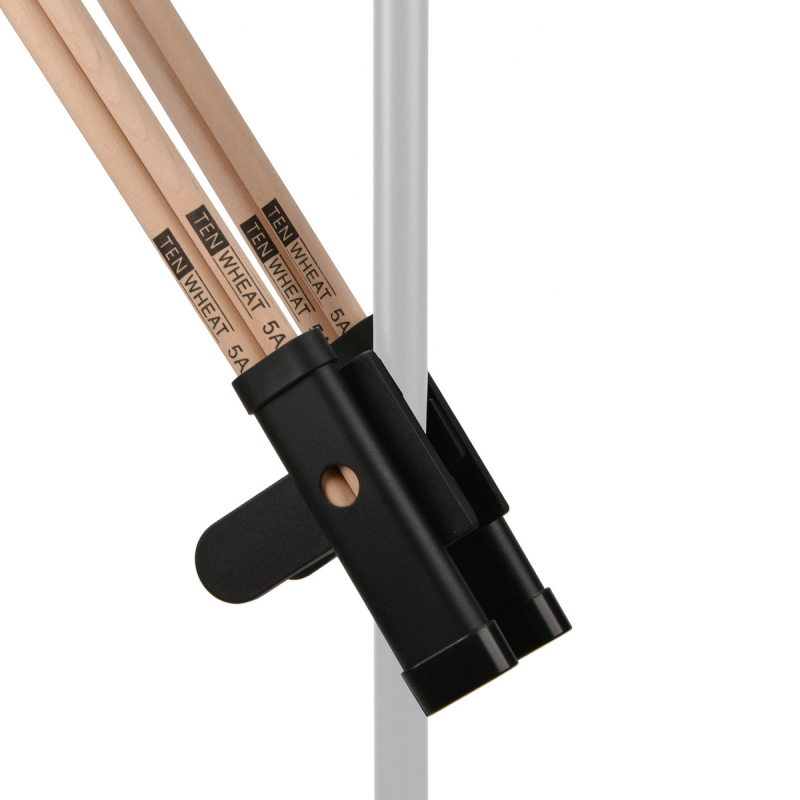 TEN WHEAT Στήριγμα Μπατονιών Ντραμ, μεταλλικό + πλαστικό, συσκευασία σε δίσκο, αξεσουάρ κρουστών