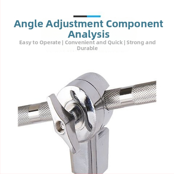 IPUSEN XCJ Oblique Cymbal Rack, Κατασκευή από Αλουμίνιο, Στήριξη για Ντράμς