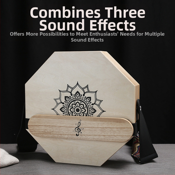 Ταμπούριν Turning Fish, από birch ξύλο, όχι για παιδιά