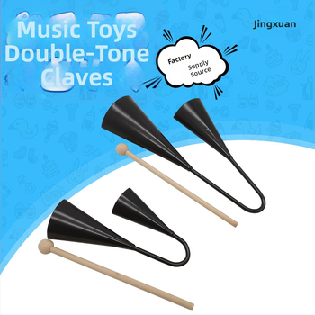 Orffov udarni instrument - Dvostruka truba, metal, Jing Xuan, Djeca 4–6 godina