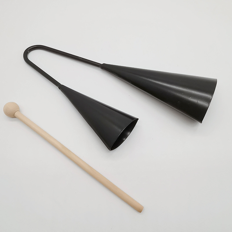 Orffov udarni instrument - Dvostruka truba, metal, Jing Xuan, Djeca 4–6 godina