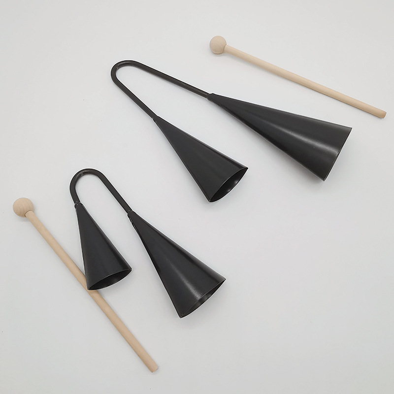 Orffov udarni instrument - Dvostruka truba, metal, Jing Xuan, Djeca 4–6 godina