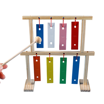 Ξύλινο DIY κιτ για πιάνο με οκτώ ήχους καμπάνες – εκπαιδευτικό μουσικό τεχνολογικό σετ για μαθητές 7–14, μη ηλεκτρικό