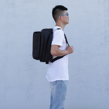 Τσάντα για snare drum IN-04, ύφασμα Oxford, φορητό σακίδιο, τσέπη με φερμουάρ