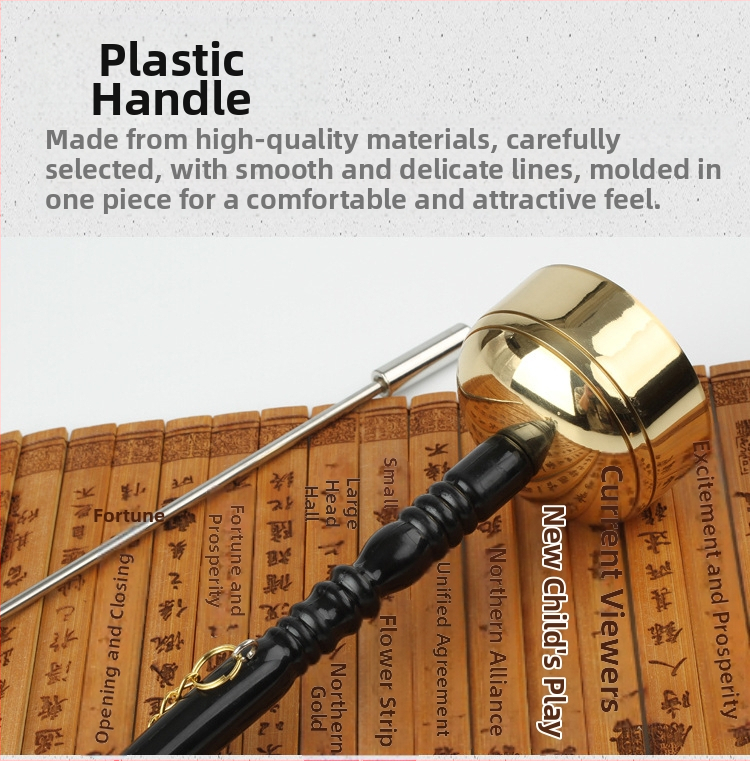 Храмова медна камбанка със съдържание на сребро, ръчно изработена, персонализируема, 200