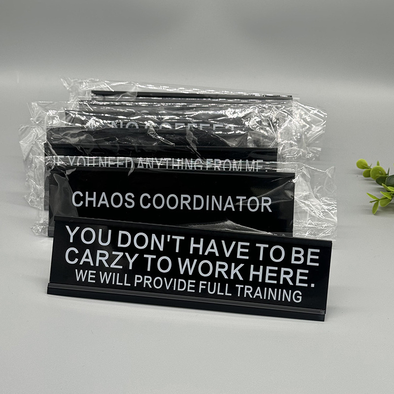 Алуминиева сплав L-образна настолна табелка за изложбен дисплей от Longxi crafts factory