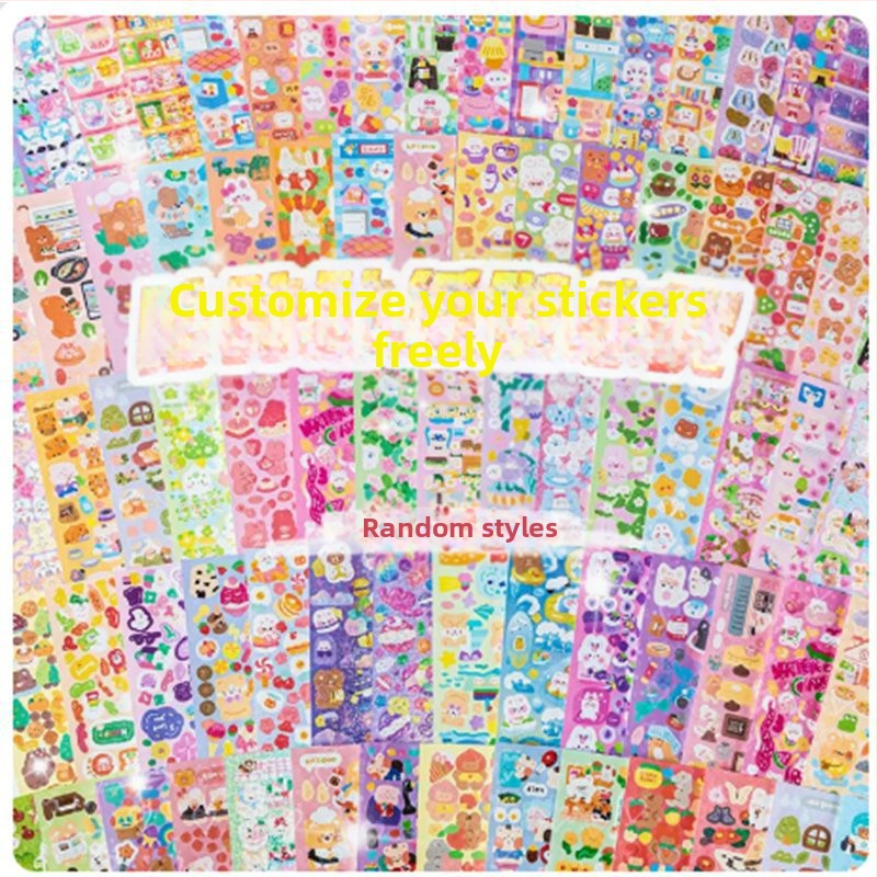 Thousand Waves σετ αυτοκόλλητων σε κορεατικό στυλ για DIY ημερολόγιο με κουτί αποθήκευσης - επιχειρηματικά δώρα