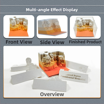 3D μοντέλο κτιρίου – αυτοκόλλητες σημειώσεις, Μάρκα Yi paper, Δεν κολλάει, Στυλ: χαρτί-τούβλο, Χωρίς άδεια IP