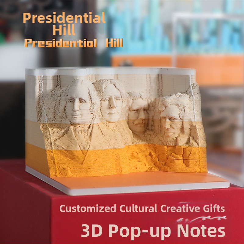 3D model de clădire – note autoadezive, marcă Yi paper, nu se pot lipi, stil: cărămidă din hârtie, IP autorizare: Nu