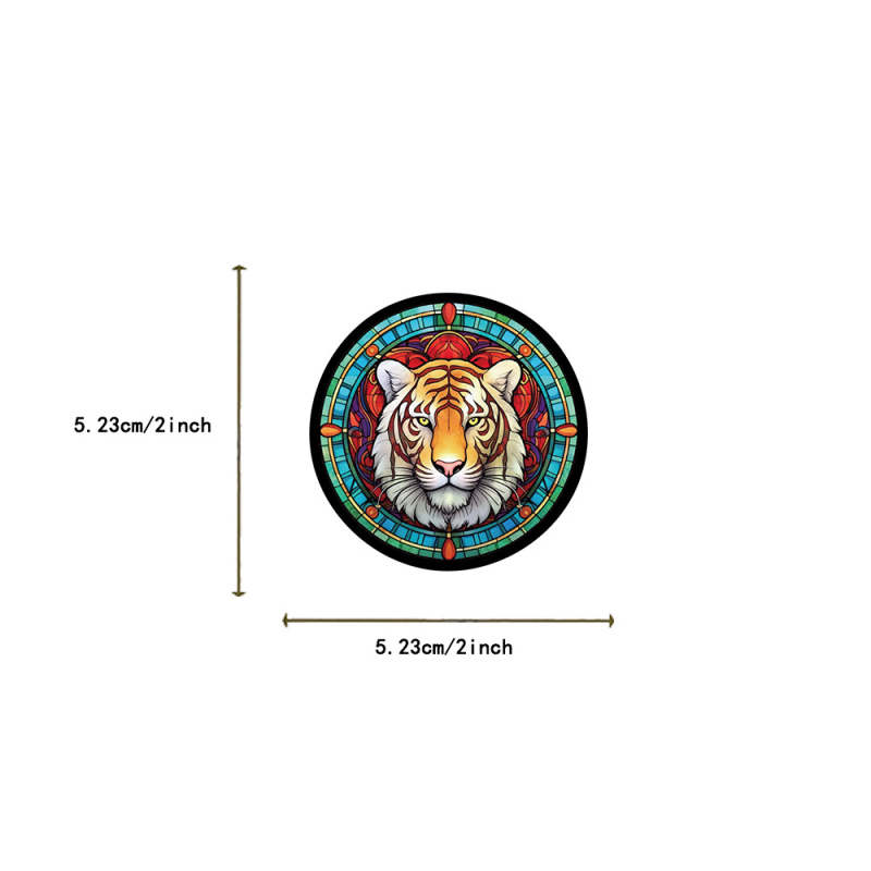 Matricák készlet: retro grafikus matricák cartoon stílusban (PVC öntapadó anyag; készítés: matrica; nyomtatott logó nélkül)