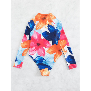 Γυναικείος ολόσωμος μαγιό – με εκτύπωση, χωρίς μανίκια, με επένδυση στήθους, ύφασμα 82% πολυεστέρας, φόδρα 85% πολυεστέρα