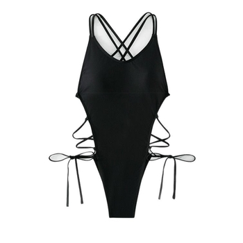 Γυναικείο ολόσωμο μαγιό, χωρίς τιράντες, ναϊλόν 80% με επένδυση πολυεστέρα 20%, στυλ για ζευγάρια στην παραλία