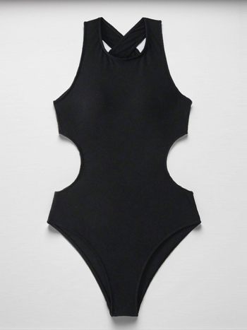 Μονόσωμο μαγιό για ενήλικες γυναίκες, με επένδυση στο στήθος, χωρίς μεταλλική στήριξη, πολυεστερικό ύφασμα.