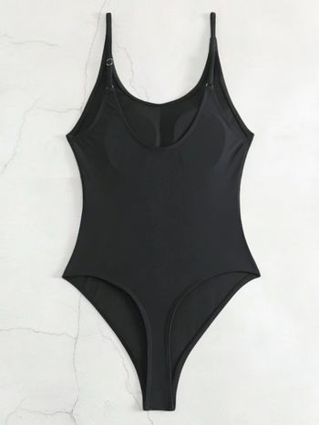 Γυναικείο ολόσωμο μαγιό, χωρίς πλάτη, με υψηλή ελαστικότητα, γρήγορο στέγνωμα, με επένδυση για το στήθος · ύφασμα νάιλον 80%, επένδυση πολυεστέρα-ελαστικό 20%, βάρος 160 g