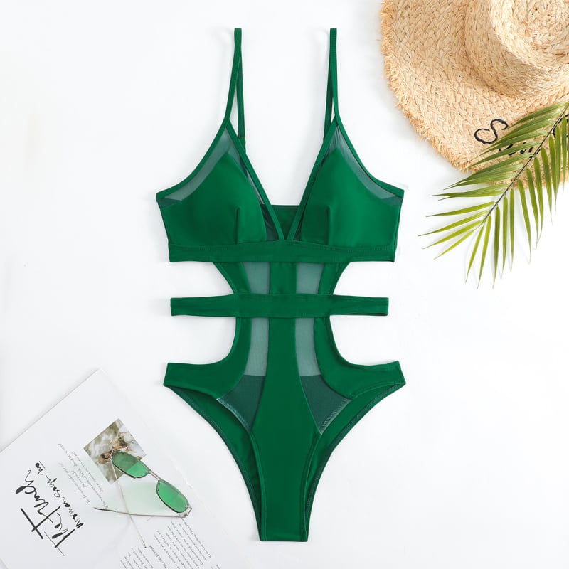 Costum de baie întreg pentru femei - design sexy, fără bretele, fără spate, cu burete pentru bust, culoare solidă, poliester cu uscare rapidă