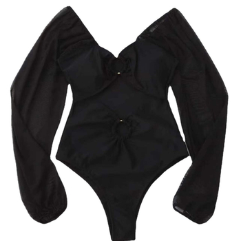 Ολόσωμο μαγιό με μανίκια, με επένδυση στήθους, μίγμα πολυεστέρα/νάιλον, για ενήλικες γυναίκες