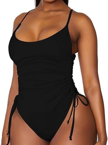 Ολόσωμο μαγιό με μακριά μανίκια — υψηλή μέση, σέξι, στενό εφαρμοστό, υψηλή ελαστικότητα; με επένδυση στήθους; ύφασμα πολυεστέρα με σπάντεξ; επένδυση πολυεστέρα