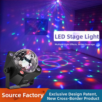 Λάμπα φλας LED με φωνητικό έλεγχο και τηλεχειριστήριο, XF-311, εσωτερική χρήση, εφέ φωτισμού σκηνής (LED, 5V, IP20)