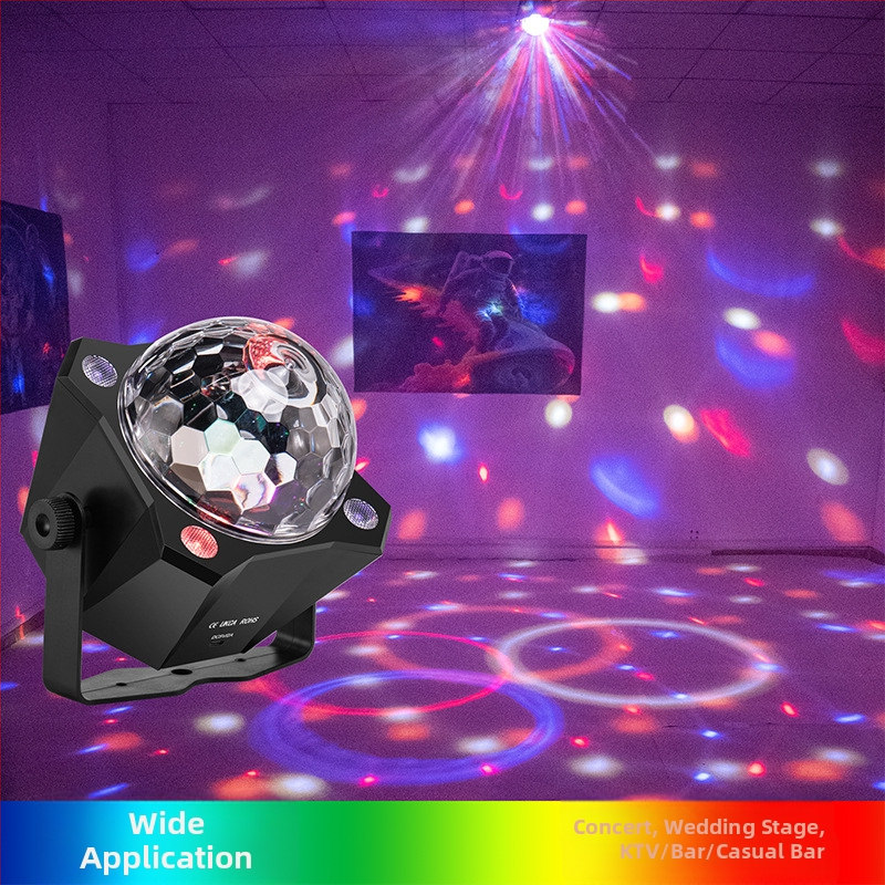 Λάμπα φλας LED με φωνητικό έλεγχο και τηλεχειριστήριο, XF-311, εσωτερική χρήση, εφέ φωτισμού σκηνής (LED, 5V, IP20)