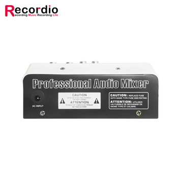 GAX-MF4 μίνι μίκτης ήχου για σκηνή και οικιακή χρήση, 4 κανάλια, ρεβέρμπ, Bluetooth, USB/MP3