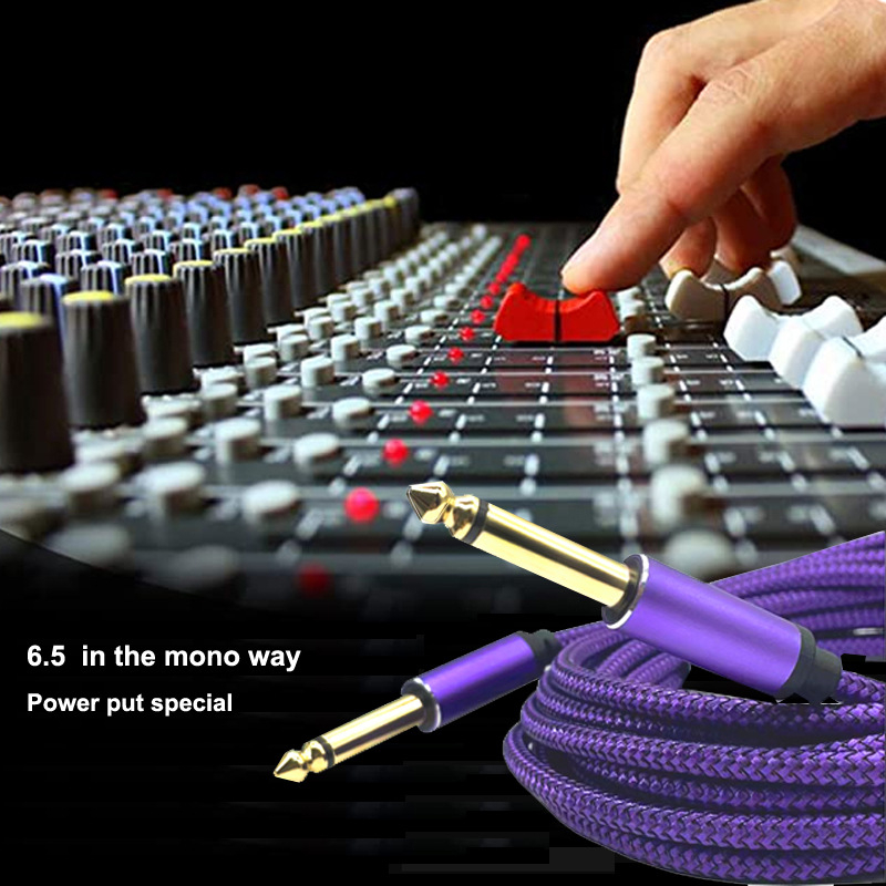 Балансен аудио кабел за микрофон и музикални инструменти, златно покритие на контактите, меден проводник с оловено покритие, мед без кислород, ROHS сертифициран