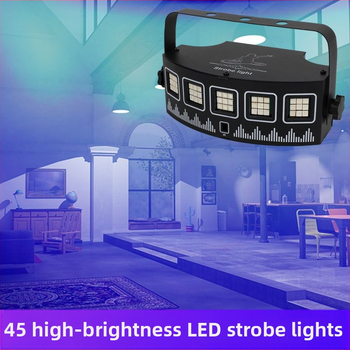 LED περιστρεφόμενο φως ατμόσφαιρας με φωνητικό έλεγχο για δωμάτια ή μπαρ