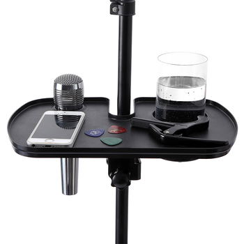 Βάση Μικροφώνου με Θήκη Κάρτας Ήχου, Μεταλλικό Στήριγμα MJ001