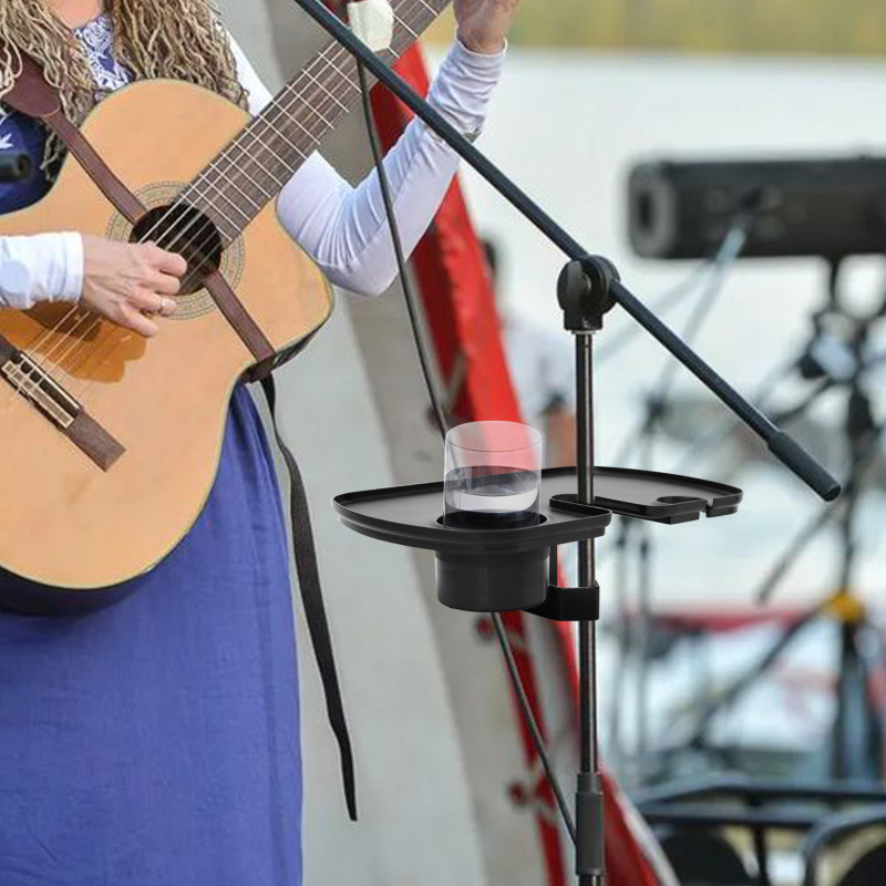 Βάση Μικροφώνου με Θήκη Κάρτας Ήχου, Μεταλλικό Στήριγμα MJ001