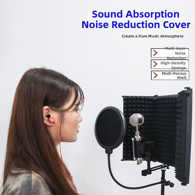 TIWASTAGE F-3 Απομονωτικό φράγμα μικροφώνου με τρεις θύρες για ηχογράφηση ακουστικού βιβλίου