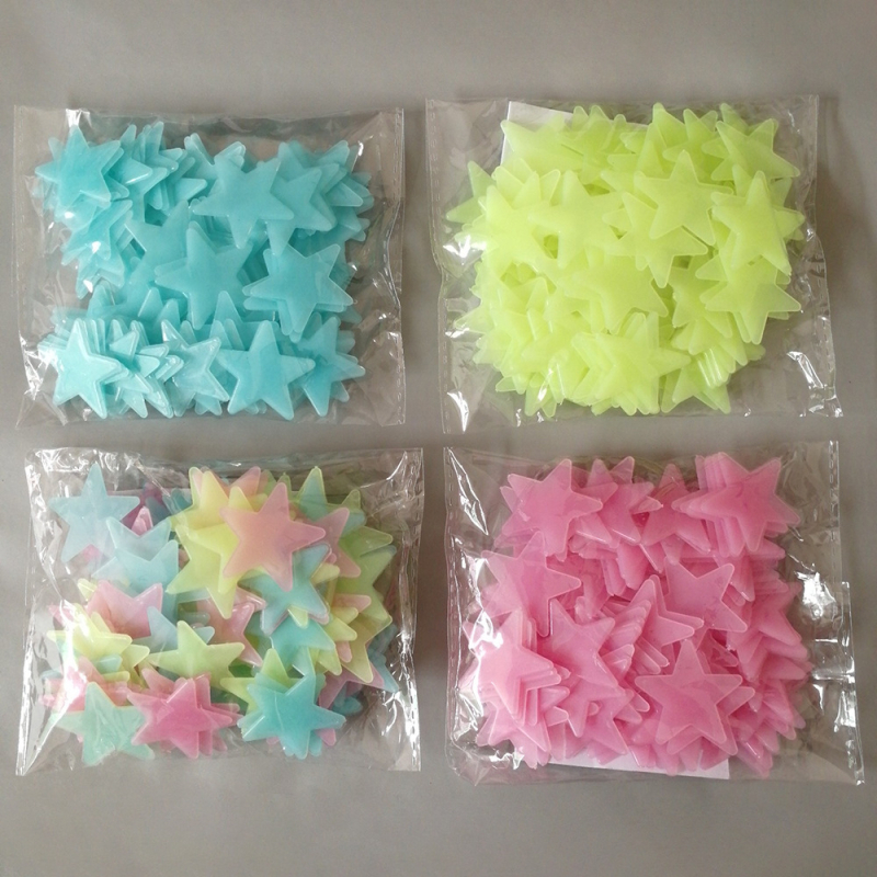 Sienos lipdukai: 3D šviesos žvaigždės, plastikiniai, atsparūs vandeniui, raštas 20761755933, svetainė ir miegamasis