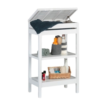 3‑επιπέδων κινητός αποθηκευτικός ράφι από ανοξείδωτο ατσάλι για κουζίνα και μπάνιο – εγκατάσταση χωρίς εργαλεία, ανθεκτικό στη σκόνη και στην υγρασία, καρότσι δαπέδου