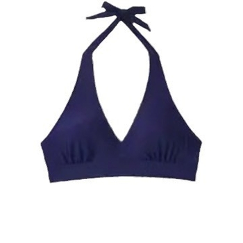 Női ujjatlan fürdőruha felső - mellpárna, nyitott hátsó rész, 82% poliészter, poliészter bélés