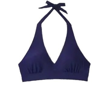 Női ujjatlan fürdőruha felső - mellpárna, nyitott hátsó rész, 82% poliészter, poliészter bélés
