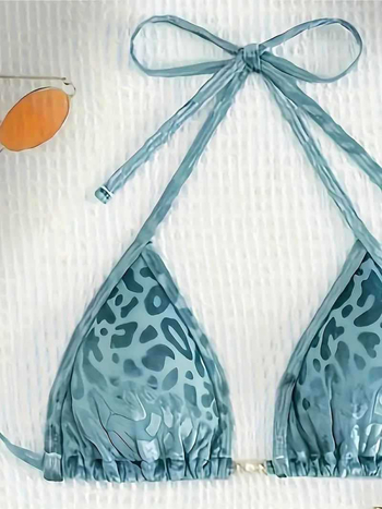 Costum de baie femei, bikini split, cu bureți pentru bust, fără spate, elasticitate ridicată; material: nailon; poliester 82-18; căptușeală: nailon 82-18