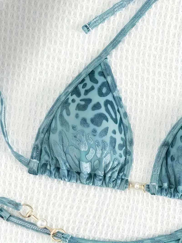 Costum de baie femei, bikini split, cu bureți pentru bust, fără spate, elasticitate ridicată; material: nailon; poliester 82-18; căptușeală: nailon 82-18