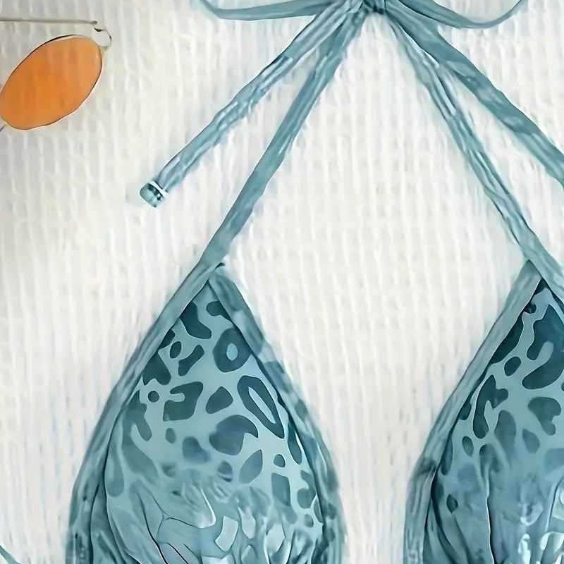 Costum de baie femei, bikini split, cu bureți pentru bust, fără spate, elasticitate ridicată; material: nailon; poliester 82-18; căptușeală: nailon 82-18