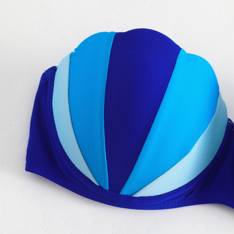 Sea Grove bikini felső acél tartóval, ujjatlan, nylon 80% anyag, poliészter bélés 5% spandexszel, úszáshoz