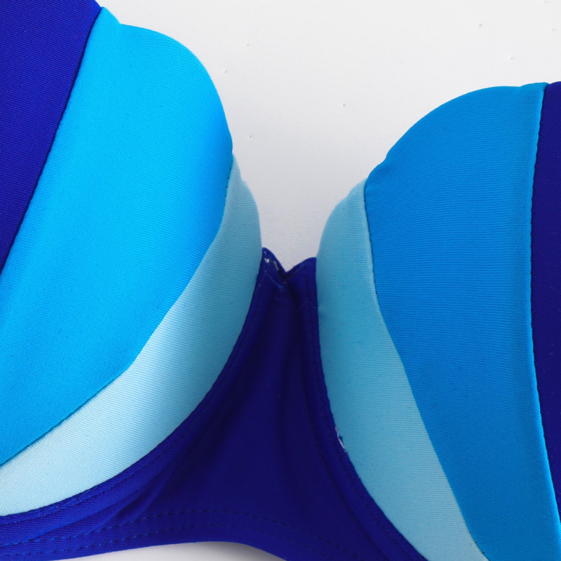 Sea Grove bikini felső acél tartóval, ujjatlan, nylon 80% anyag, poliészter bélés 5% spandexszel, úszáshoz