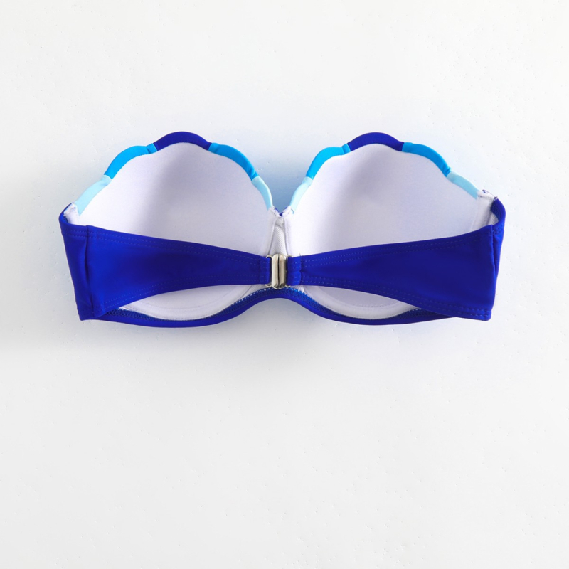 Sea Grove bikini felső acél tartóval, ujjatlan, nylon 80% anyag, poliészter bélés 5% spandexszel, úszáshoz