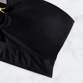 Γυναικείο τοπ μπικίνι χωρίς τιράντες, με επένδυση και ενίσχυση, 82% πολυεστέρα, φόδρα 18%, χωρίς μανίκια