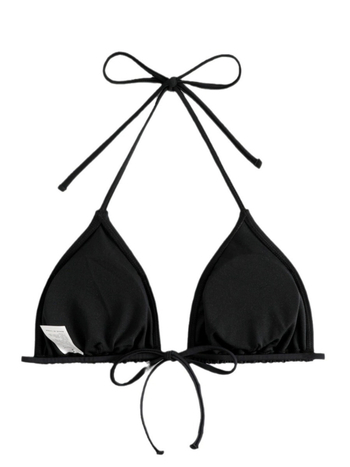 Μπικίνι παραλίας, πολυεστερικό ύφασμα, με επένδυση στήθους, επένδυση από πολυεστέρα με 18% σπαντεξ, σεξι μονόχρωμο σχέδιο