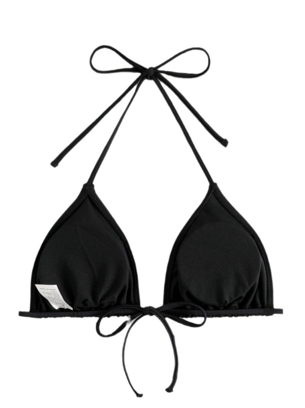 Ženski bikini za plažu, poliester materijal, napunjene cups, podstava od poliestera s 18% spandexa, seksi jednobojni dizajn