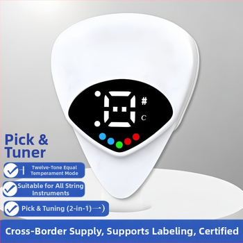 Tuner na gitaru, model LGL-PT-01; konštrukcia ABS+kov; značka JK; kompatibilný so západnými strunnými nástrojmi; balené v papierovej krabici