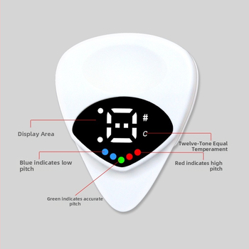 Τονέρ κιθάρας, μοντέλο LGL-PT-01; κατασκευή ABS+μετάλλου; μάρκα JK; συμβατό με δυτικά έγχορδα όργανα; συσκευασία: χαρτονένιο κουτί