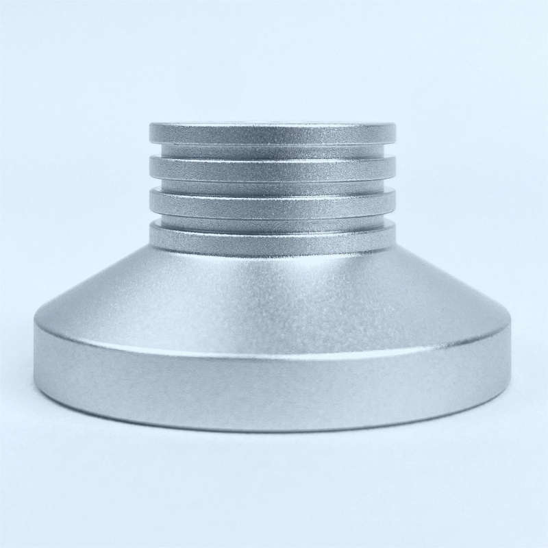 Shake CB-14 Αλουμινένιος προσαρμογέας δίσκου για LP βινύλιο, 7 ιντσών, 45 RPM, με απορροφητή κραδασμών σταθεροποιητή