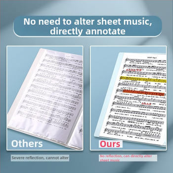 Φάκελος παρτιτούρων Deli με διαφανείς εισαγωγές, μοντέλα 72493/72475/72552/72494/72476/72553/72495, 30/40/60 σελίδες, πάχος 18, υλικό: χαρτί